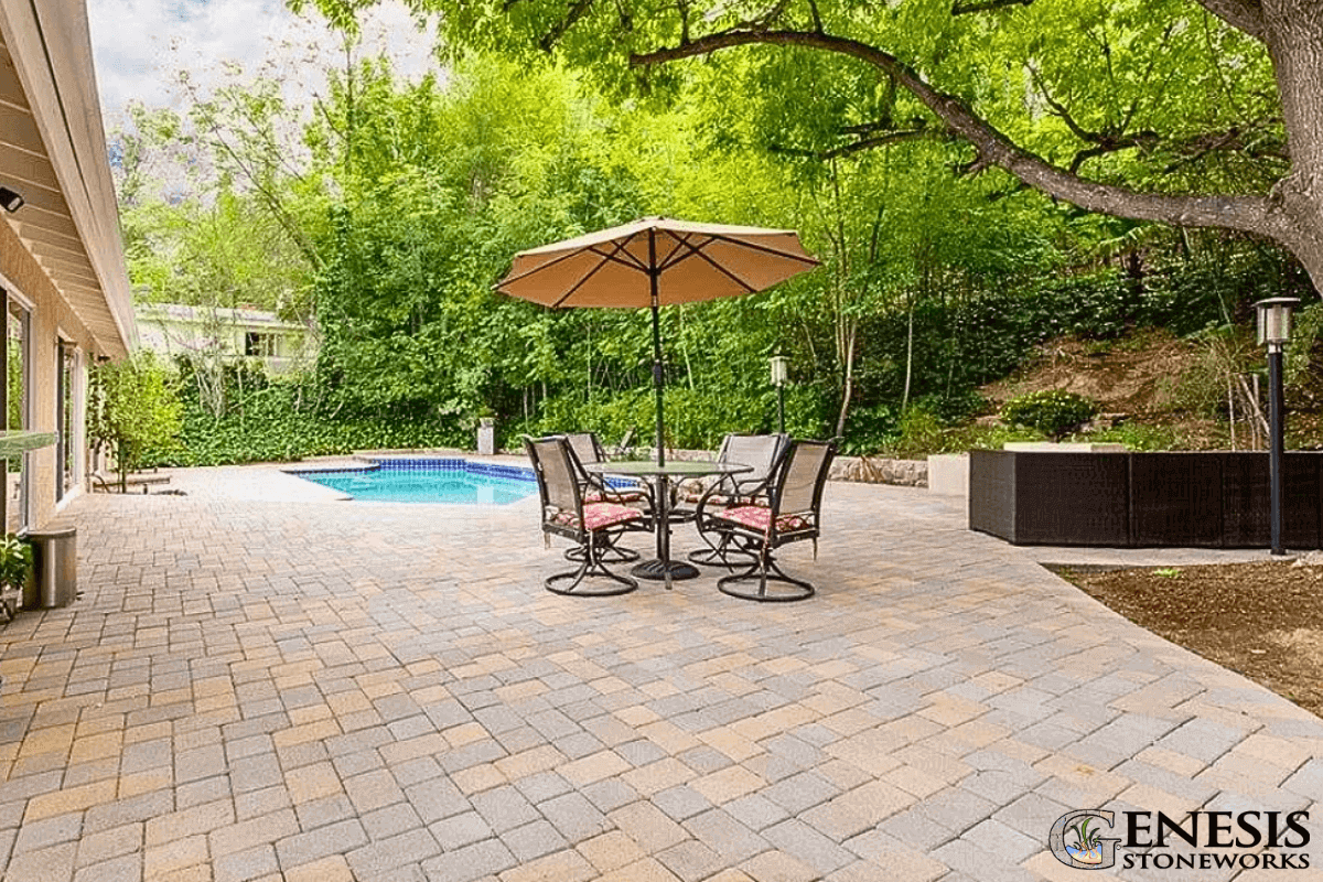 Genesis Stoneworks AC Pool Deck Pavers Woodland Hills