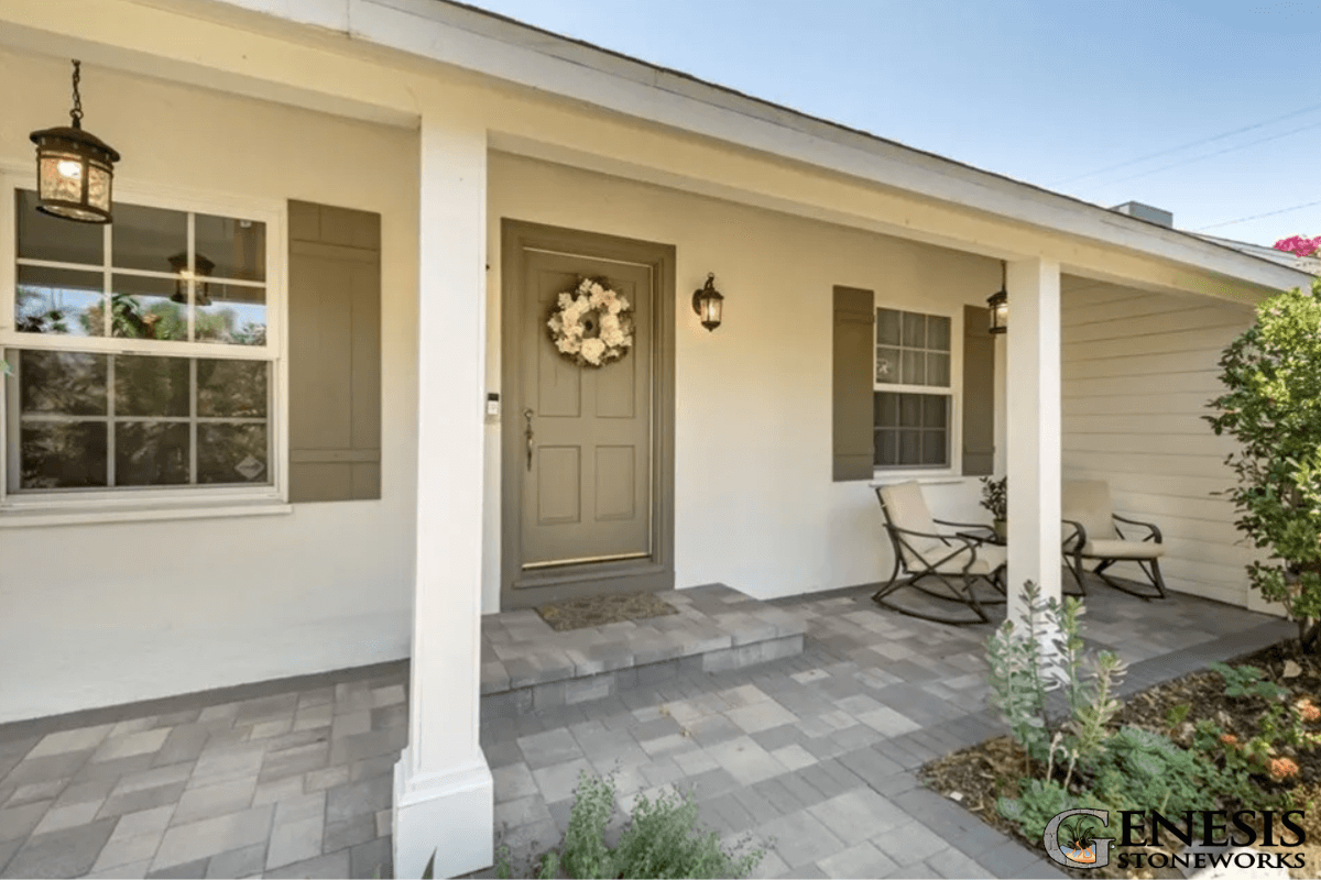 Genesis Stoneworks Entryway Pavers Sherman Oaks