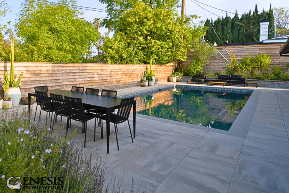 Genesis Stoneworks LS Pool Deck Pavers Woodland Hills